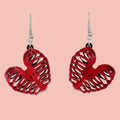 Ribcage Heart Earrings