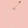 Rice Pearl Anklet (Gold Plated)